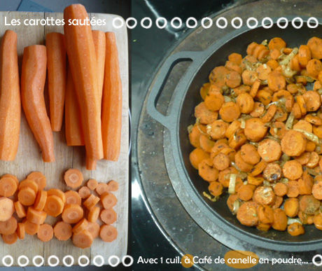 Carottes sautées à la cannelle